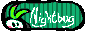 Nightbug, green on black